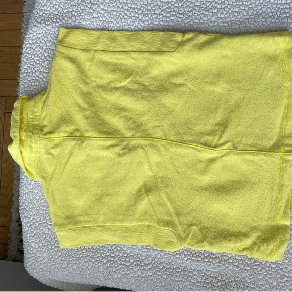 Rag and Bone Chartreuse sleeveless polo crop top xs - Picture 3 of 5